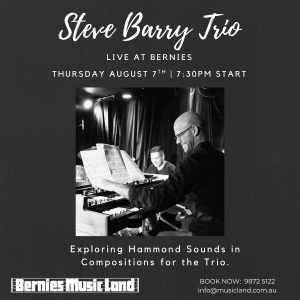 Live at Bernies with Dr Steve Barry